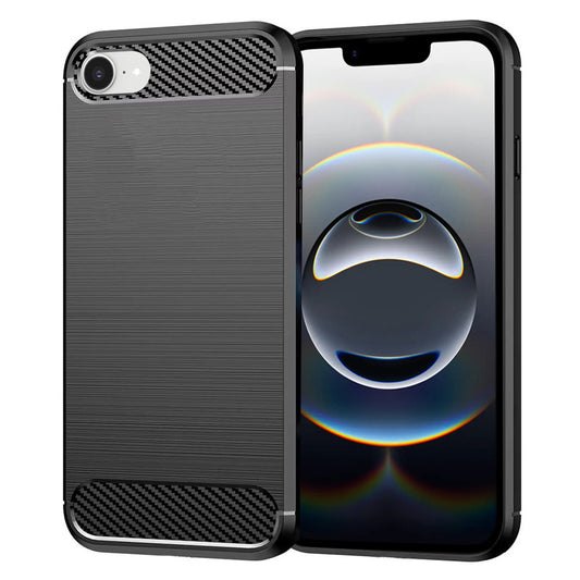 Futrola za Apple iPhone 17e / 16e, Techsuit, Karbon, Crna