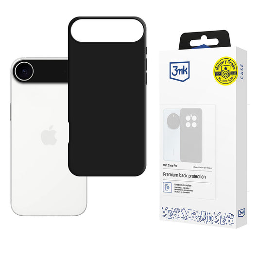 Futrola za Apple iPhone 17 Air, 3MK, Matt Pro, Crna