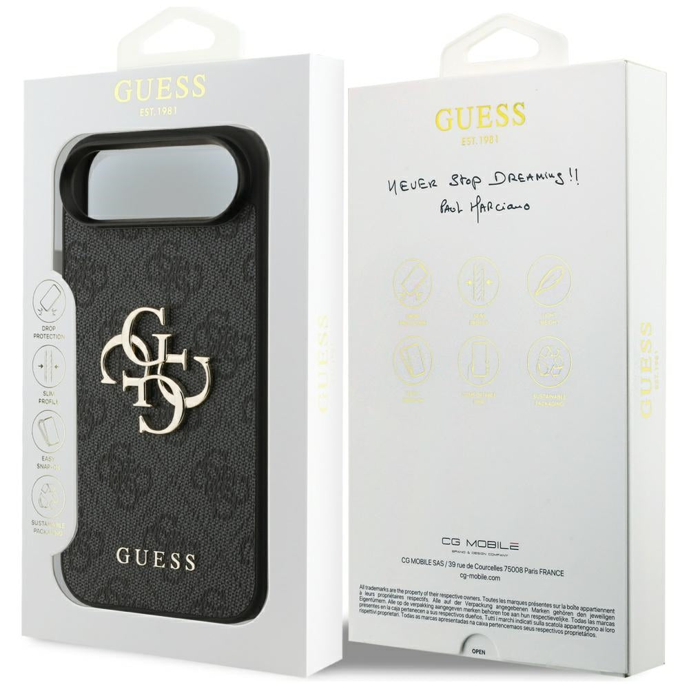 Futrola za Apple iPhone 17 Air, Guess, 4G Big Logo, Crna