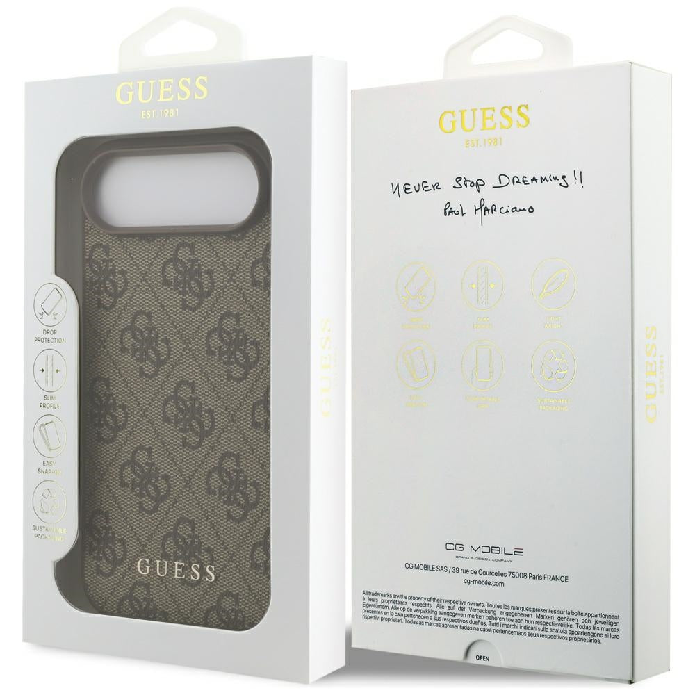 Futrola za Apple iPhone 17 Air, Guess, 4G Classic, Braon