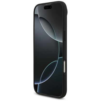 Futrola za Apple iPhone 17 Air, Guess, 4G Grained Big and Classic Logo, Crna