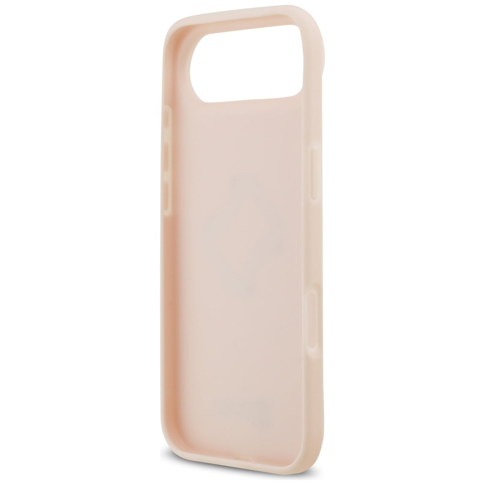 Futrola za Apple iPhone 17 Air, Guess, 4G Grained Big and Classic Logo, Roze