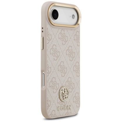Futrola za Apple iPhone 17 Air, Guess, 4G Strass Logo and Big Strap, Roze