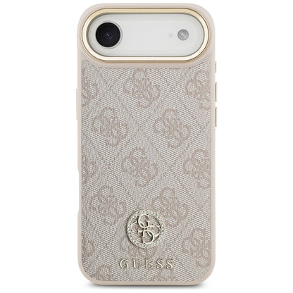 Futrola za Apple iPhone 17 Air, Guess, 4G Strass Logo and Big Strap, Roze