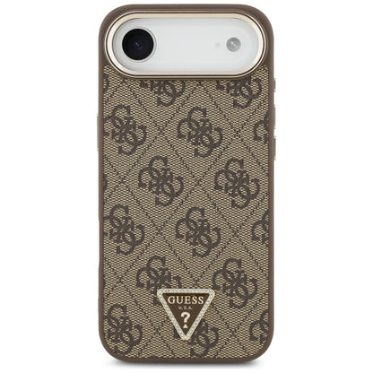 Futrola za Apple iPhone 17 Air, Guess, 4G Triangle Logo, Zlatno Braon