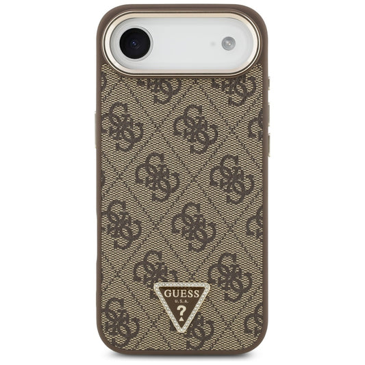 Futrola za Apple iPhone 17 Air, Guess, 4G Triangle Logo, Zlatno Braon