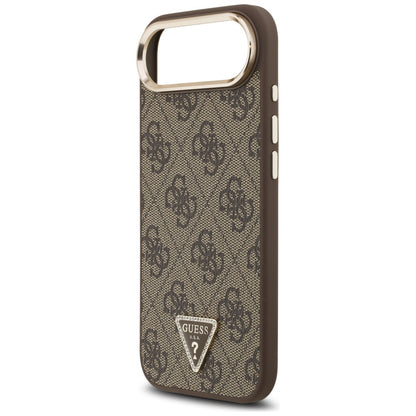Futrola za Apple iPhone 17 Air, Guess, 4G Triangle Logo, Zlatno Braon