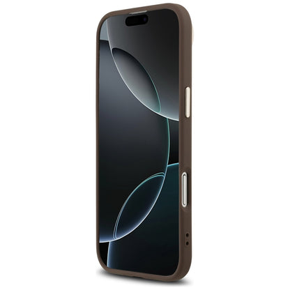 Futrola za Apple iPhone 17 Air, Guess, 4G Triangle Logo, Zlatno Braon