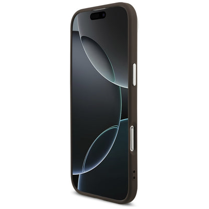 Futrola za Apple iPhone 17 Air, Guess, Big 4G Logo Classic, Braon Srebrna