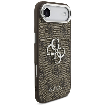 Futrola za Apple iPhone 17 Air, Guess, Big 4G Logo Classic, Braon Srebrna