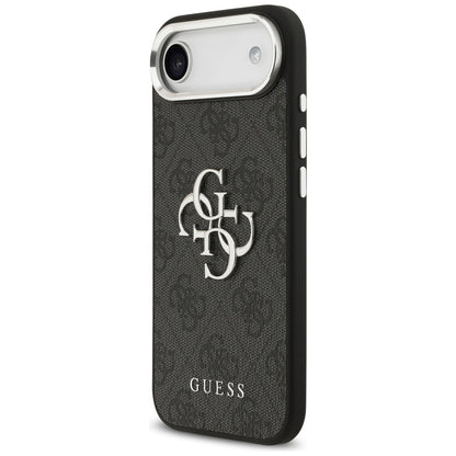 Futrola za Apple iPhone 17 Air, Guess, Big 4G Logo Classic, Crno Srebrna