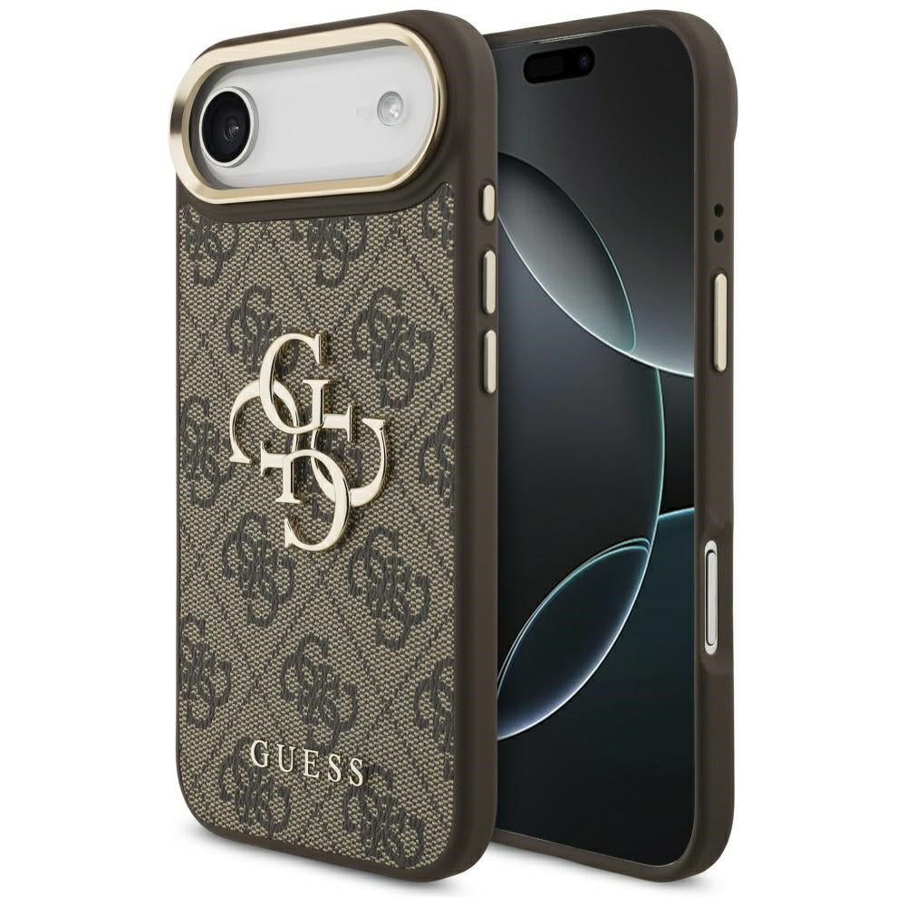 Futrola za Apple iPhone 17 Air, Guess, Big 4G Logo Classic, Zlatno Braon