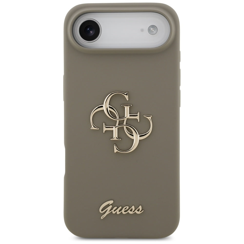 Futrola za Apple iPhone 17 Air, Guess, Big 4G Script, Braon