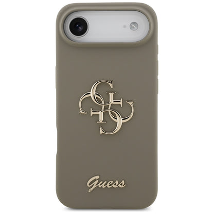 Futrola za Apple iPhone 17 Air, Guess, Big 4G Script, Braon