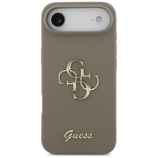 Futrola za Apple iPhone 17 Air, Guess, Big 4G Script, Braon