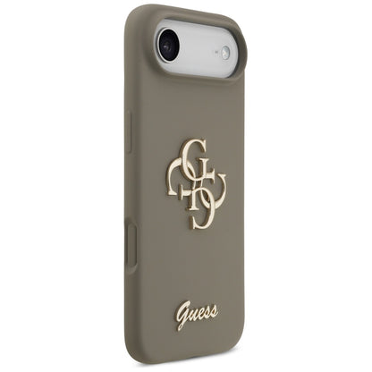 Futrola za Apple iPhone 17 Air, Guess, Big 4G Script, Braon