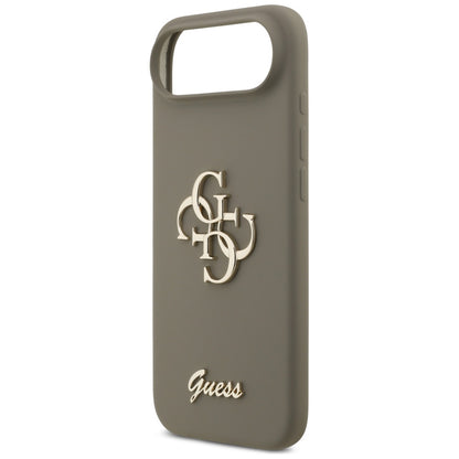 Futrola za Apple iPhone 17 Air, Guess, Big 4G Script, Braon