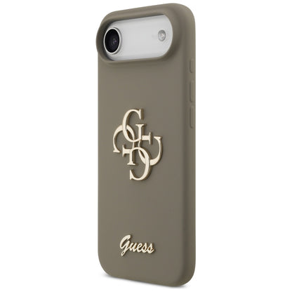 Futrola za Apple iPhone 17 Air, Guess, Big 4G Script, Braon