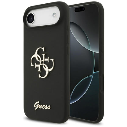 Futrola za Apple iPhone 17 Air, Guess, Big 4G Script, Crna