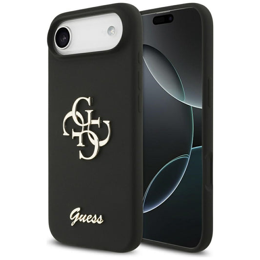 Futrola za Apple iPhone 17 Air, Guess, Big 4G Script, Crna