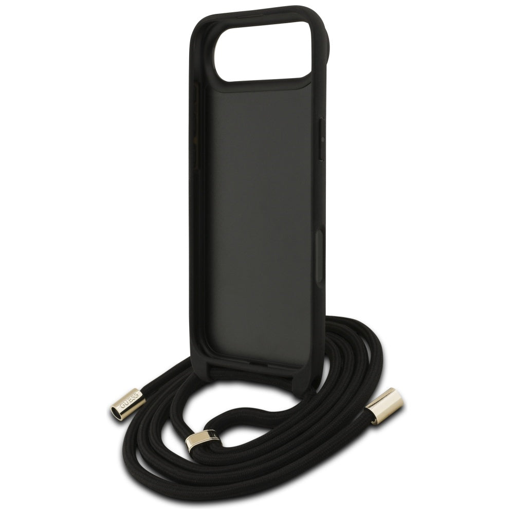 Futrola za Apple iPhone 17 Air, Guess, Crossbody Cord 4G Big Log, Braon