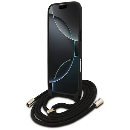 Futrola za Apple iPhone 17 Air, Guess, Crossbody Cord 4G Big Log, Braon