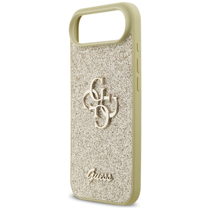 Futrola za Apple iPhone 17 Air, Guess, Fixed Glitter Big 4G, Zlatna
