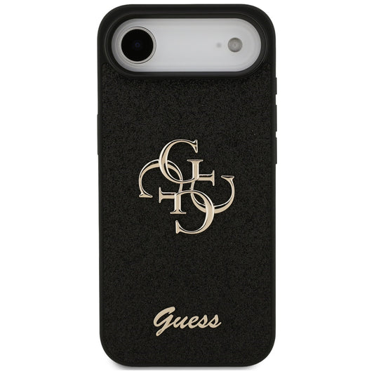 Futrola za Apple iPhone 17 Air, Guess, Fixed Glitter Big 4G, Crna