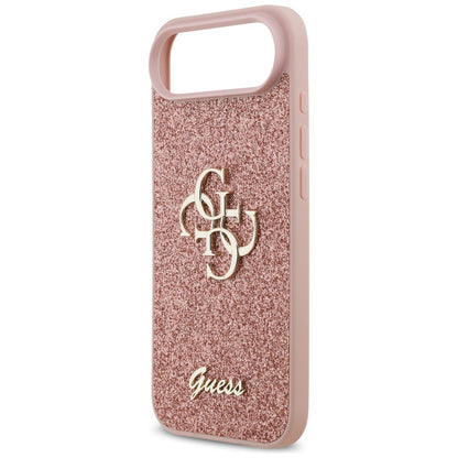 Futrola za Apple iPhone 17 Air, Guess, Fixed Glitter Big 4G, Roze