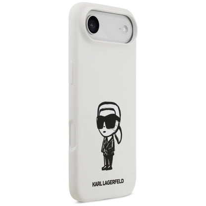 Futrola za Apple iPhone 17 Air, Karl Lagerfeld, Sketch and Logo Karl, Bela