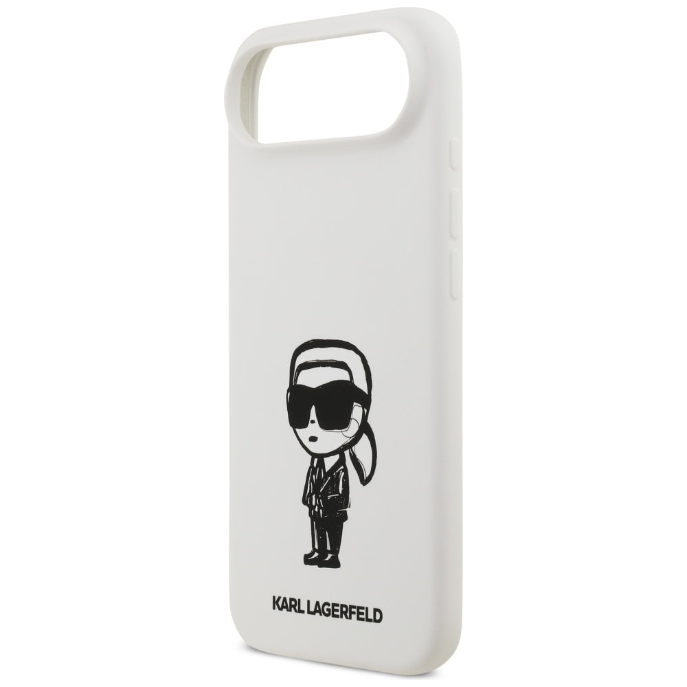 Futrola za Apple iPhone 17 Air, Karl Lagerfeld, Sketch and Logo Karl, Bela