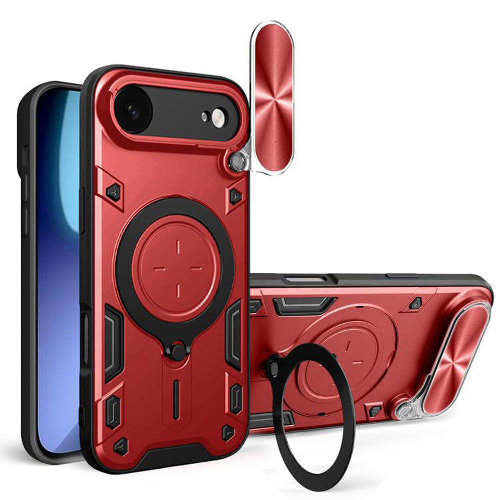 Futrola za Apple iPhone 17 Air, Techsuit, CamGuard Pro, Crvena