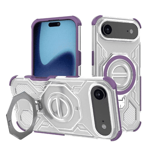 Futrola za Apple iPhone 17 Air, Techsuit, Carbon Shield Pro, Ljubičasta