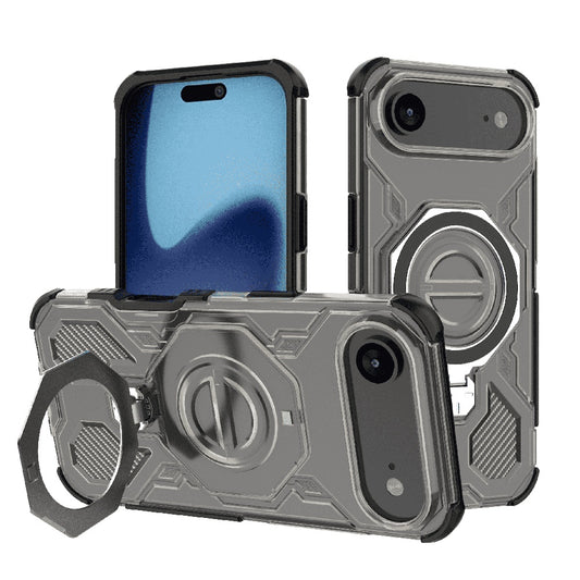 Futrola za Apple iPhone 17 Air, Techsuit, Carbon Shield Pro, Svetlo crna