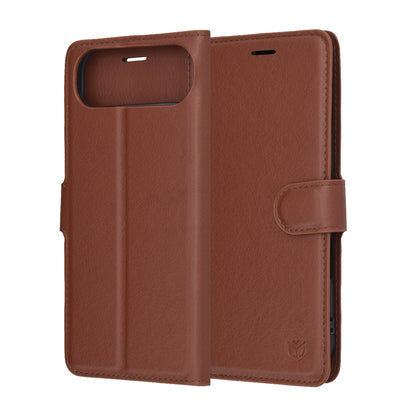 Futrola za Apple iPhone 17 Air, Techsuit, Leather Folio, Braon
