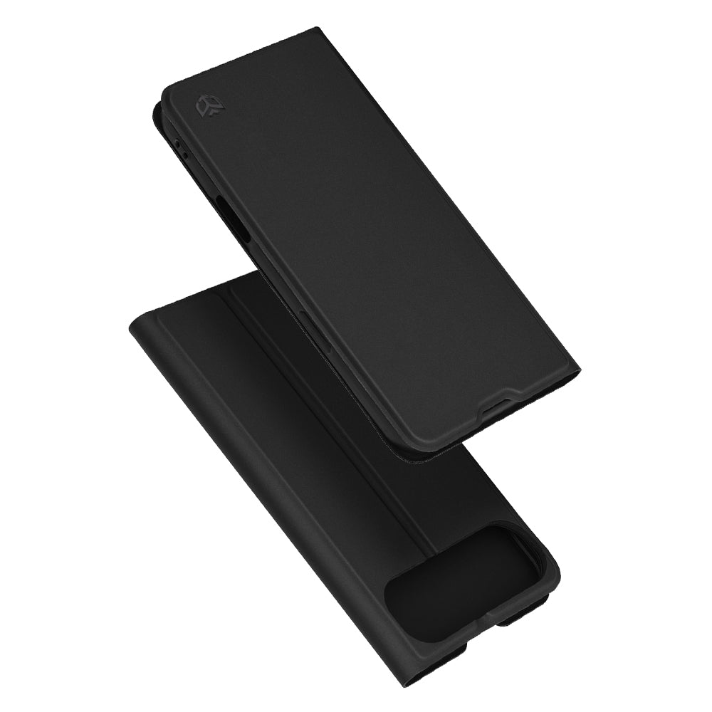 Futrola za Apple iPhone 17 Air, Techsuit, Magskin Book, Crna