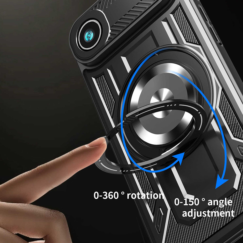 Futrola za Apple iPhone 17 Air, Techsuit, RuggedCam, Crna