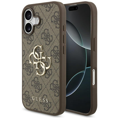Futrola za Apple iPhone 17, Guess, 4G Big Logo, Braon