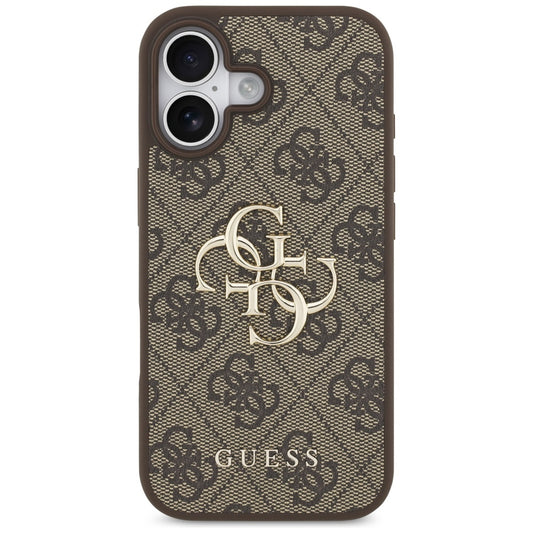 Futrola za Apple iPhone 17, Guess, 4G Big Logo, Braon