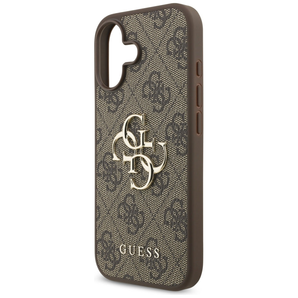 Futrola za Apple iPhone 17, Guess, 4G Big Logo, Braon