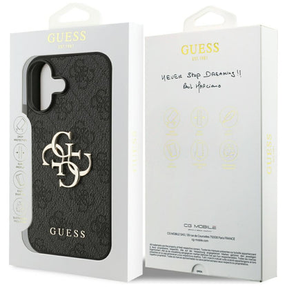 Futrola za Apple iPhone 17, Guess, 4G Big Logo, Crna