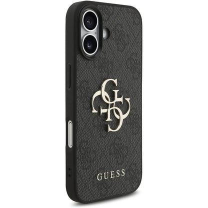 Futrola za Apple iPhone 17, Guess, 4G Classic Logo sa kaišem, Crna
