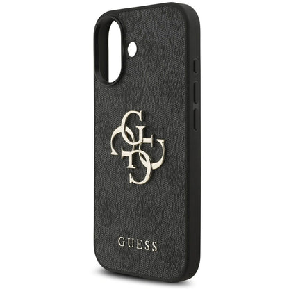 Futrola za Apple iPhone 17, Guess, 4G Classic Logo sa kaišem, Crna
