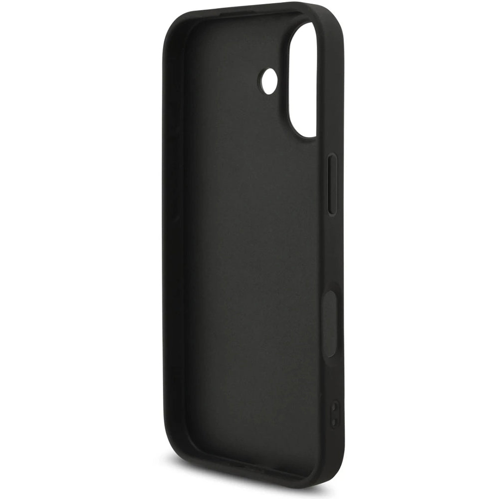 Futrola za Apple iPhone 17, Guess, 4G Classic Logo sa kaišem, Crna