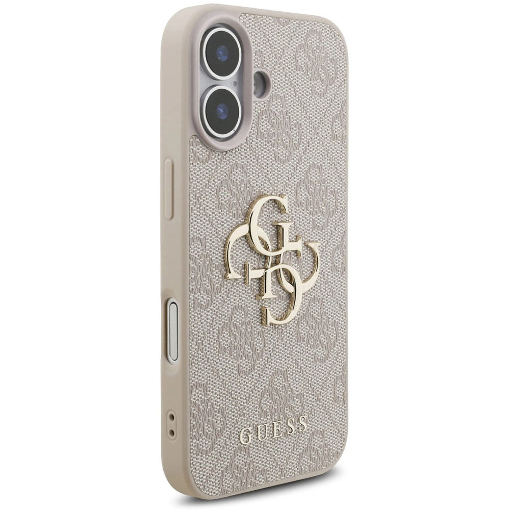 Futrola za Apple iPhone 17, Guess, 4G Classic Logo with Strap, Roze