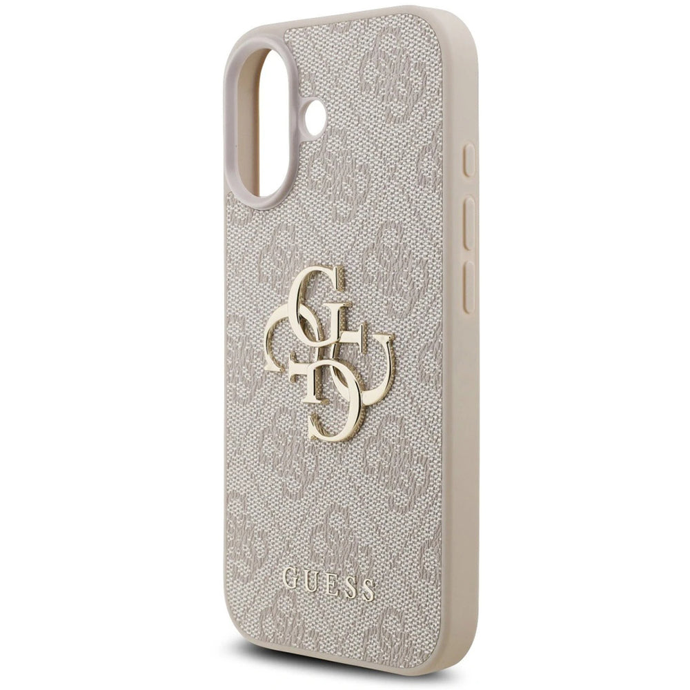 Futrola za Apple iPhone 17, Guess, 4G Classic Logo with Strap, Roze