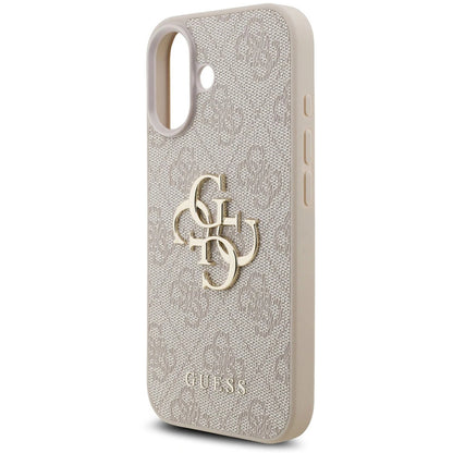 Futrola za Apple iPhone 17, Guess, 4G Classic Logo with Strap, Roze