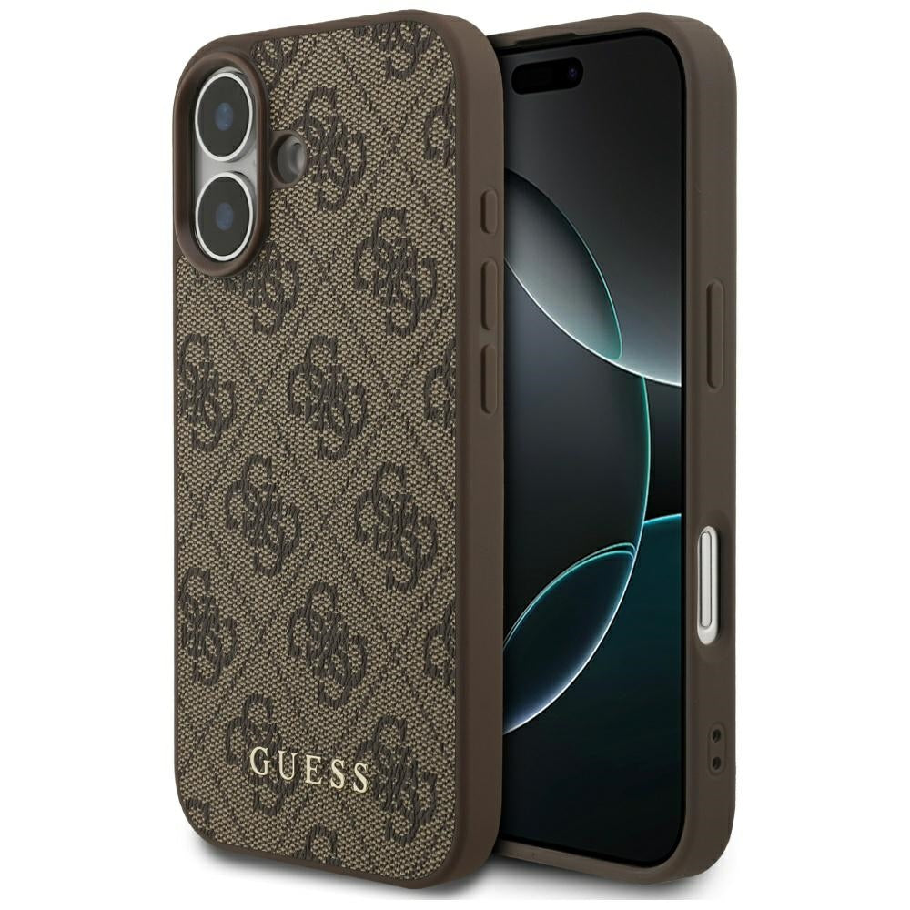 Futrola za Apple iPhone 17, Guess, 4G Classic, Braon