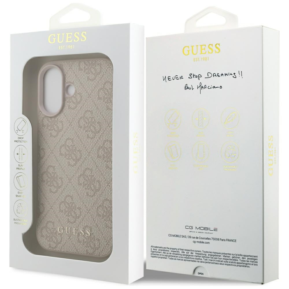 Futrola za Apple iPhone 17, Guess, 4G Classic, Roze
