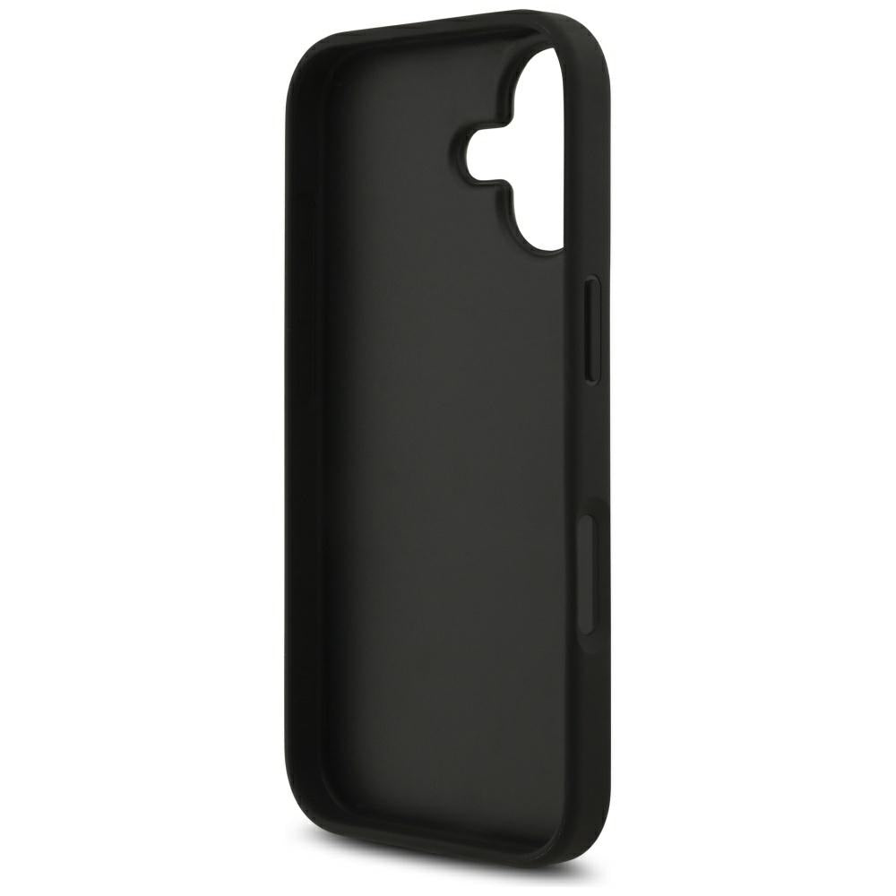 Futrola za Apple iPhone 17, Guess, 4G Grained Big and Classic Logo, Crna